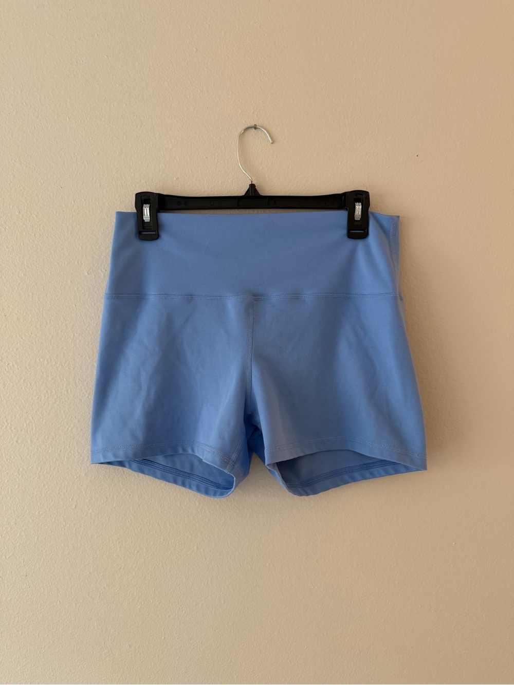 Gilly Hicks Sky Blue High-Rise Bike Shorts